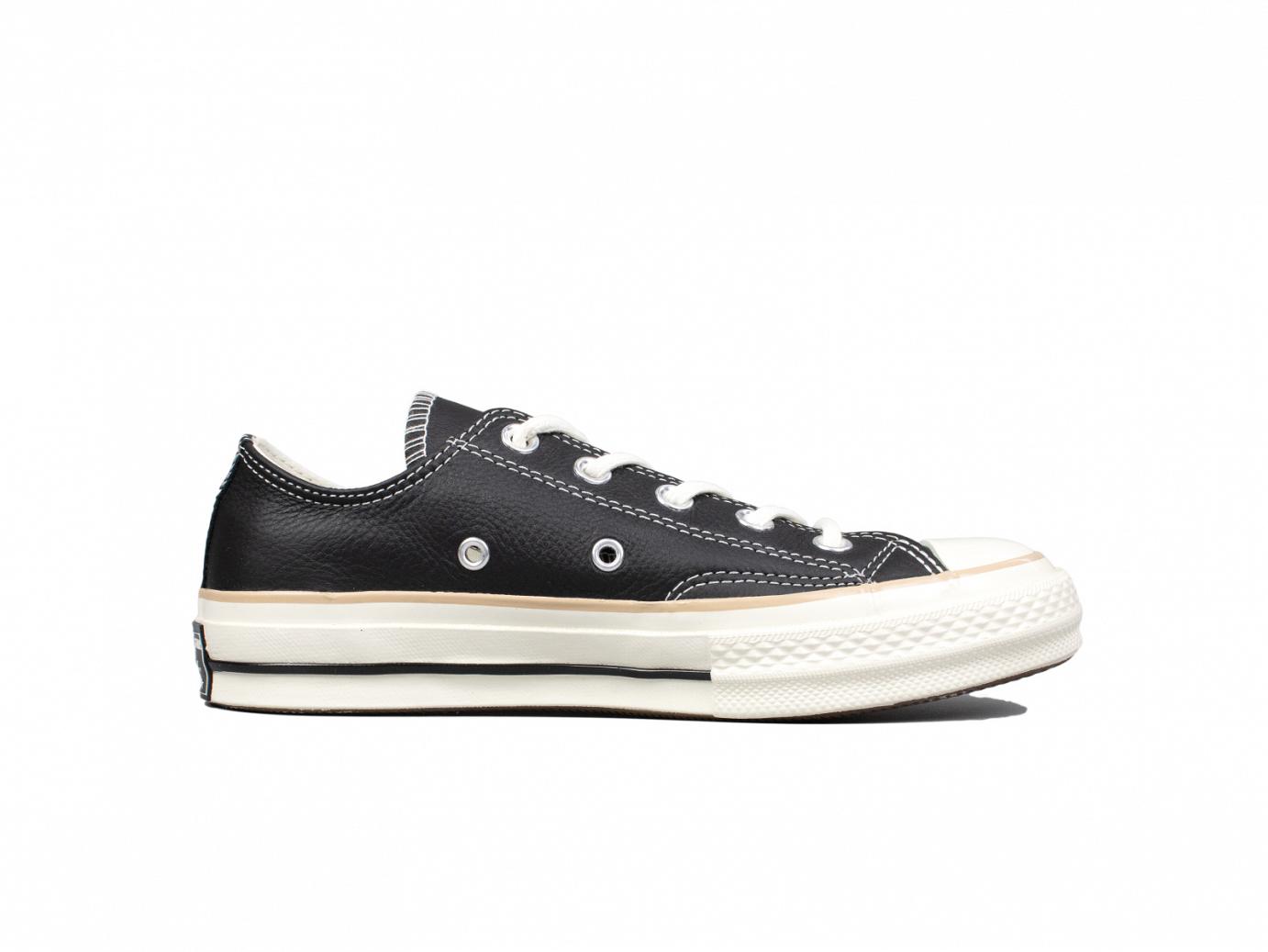 chuck taylor all star 70 ox leather black - Swearhand